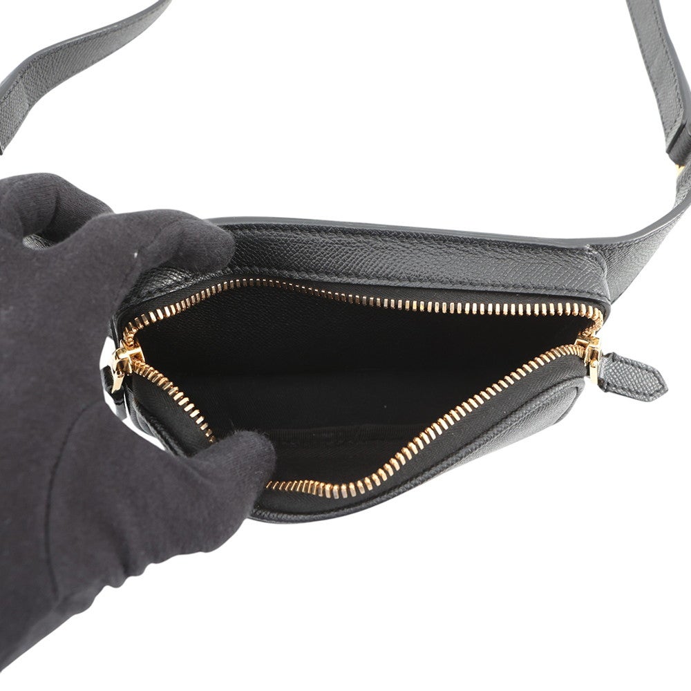 トムフォード ボディバッグ レザー TOM FORD ウエストバッグ メンズ 黒