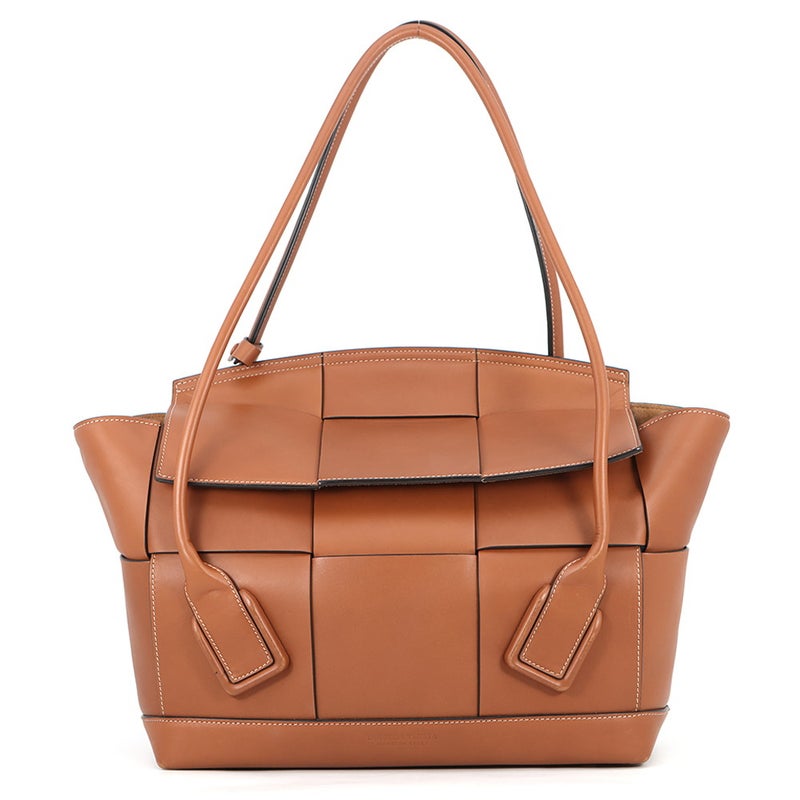 ボッテガヴェネタ トートバッグ アルコ カーフレザー 598244 BOTTEGA VENETA ブラウン