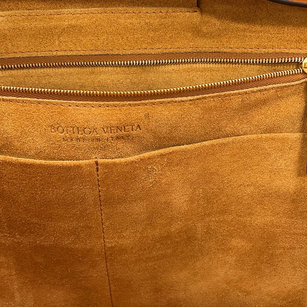 ボッテガヴェネタ トートバッグ アルコ カーフレザー 598244 BOTTEGA VENETA ブラウン
