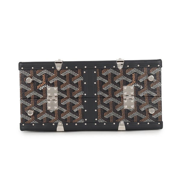 ゴヤール ハンドバッグ サイゴン ミニトランクバッグ PVC ウッド SAIMA3MINTY01CL01P GOYARD 黒 2way