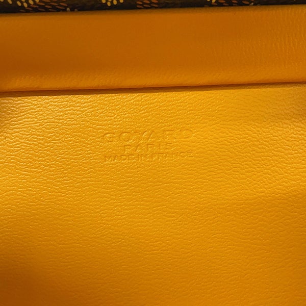 ゴヤール ハンドバッグ サイゴン ミニトランクバッグ PVC ウッド SAIMA3MINTY01CL01P GOYARD 黒 2way