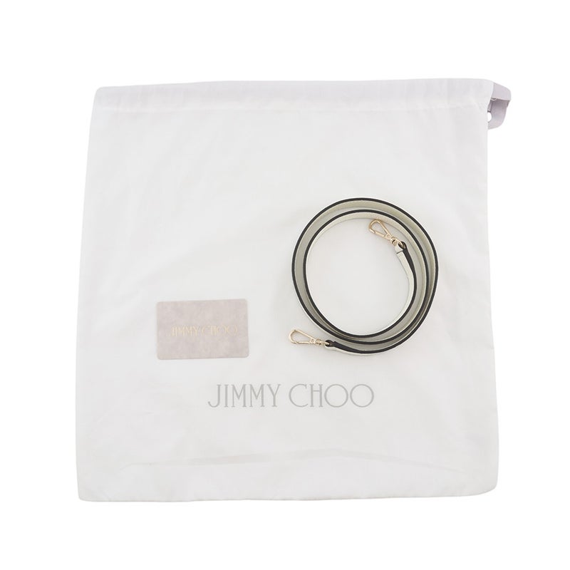 ジミーチュウ ハンドバッグ CHOO BOOK レザー JIMMY CHOO 2way 白