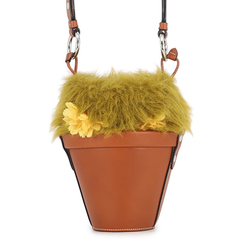 メゾンマルジェラ ショルダーバッグ ファイヤー ミニ 植木鉢モチーフ バケットバッグ レザー SB3WG0043 Maison Margiela