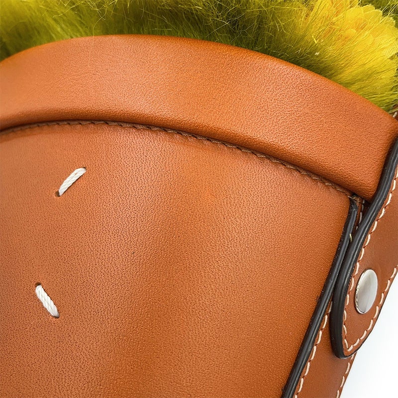 メゾンマルジェラ ショルダーバッグ ファイヤー ミニ 植木鉢モチーフ バケットバッグ レザー SB3WG0043 Maison Margiela