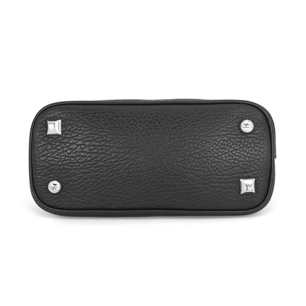 メゾンマルジェラ ハンドバッグ 5AC マイクロ カーフレザー キャンバス S56WG0081 Maison Margiela 2WAY 黒