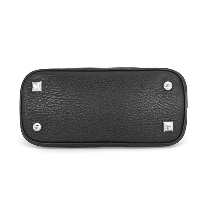 メゾンマルジェラ ハンドバッグ 5AC マイクロ カーフレザー キャンバス S56WG0081 Maison Margiela 2WAY 黒