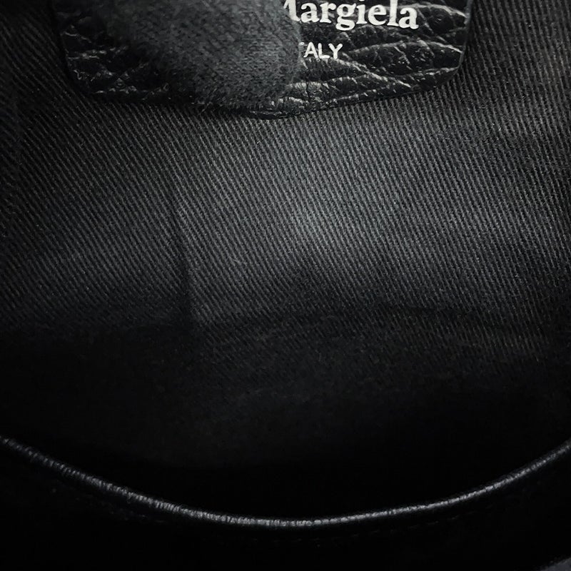 メゾンマルジェラ ハンドバッグ 5AC マイクロ カーフレザー キャンバス S56WG0081 Maison Margiela 2WAY 黒