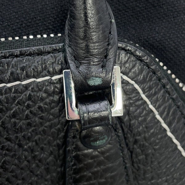 メゾンマルジェラ ハンドバッグ 5AC マイクロ カーフレザー キャンバス S56WG0081 Maison Margiela 2WAY 黒
