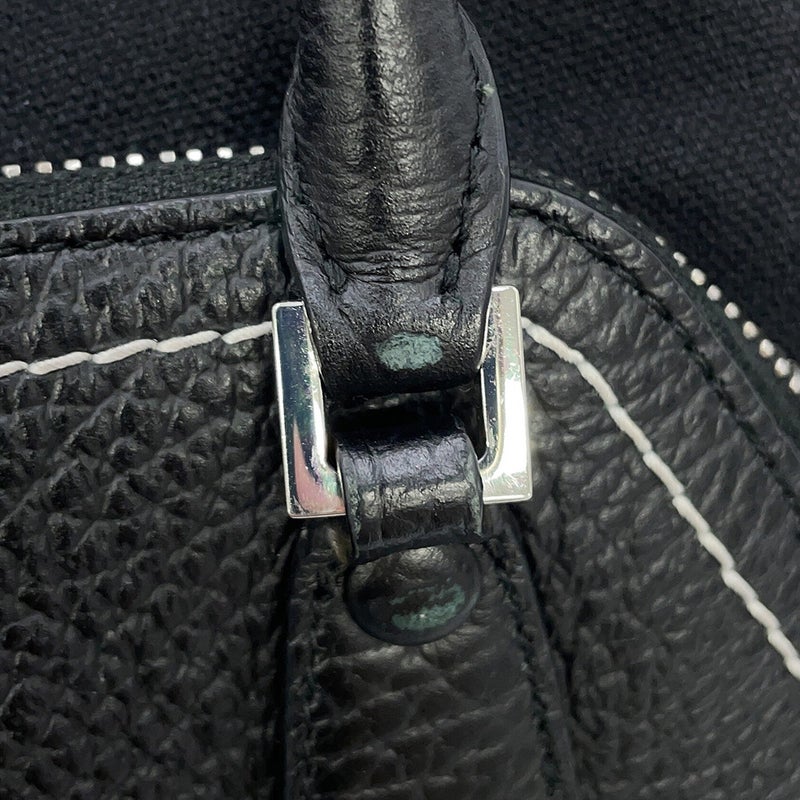 メゾンマルジェラ ハンドバッグ 5AC マイクロ カーフレザー キャンバス S56WG0081 Maison Margiela 2WAY 黒