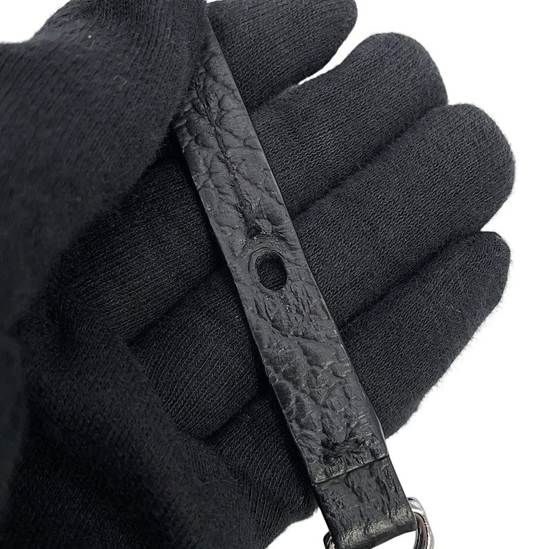 メゾンマルジェラ ハンドバッグ 5AC マイクロ カーフレザー キャンバス S56WG0081 Maison Margiela 2WAY 黒