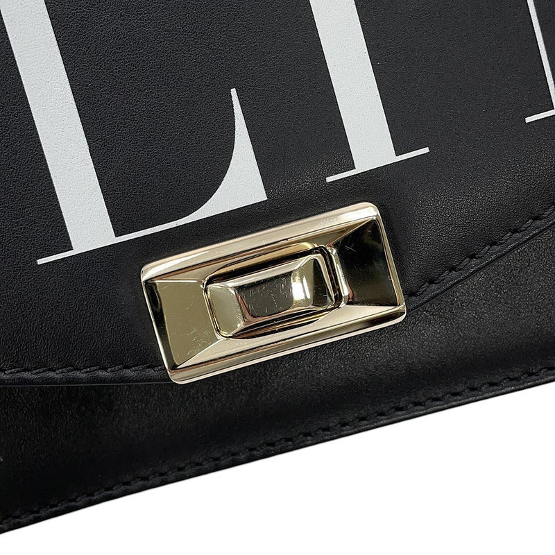 ヴァレンティノ・ガラヴァーニ ボディバッグ VLTNロゴ QW0B0C76DQM VALENTINO ベルトバッグ 黒