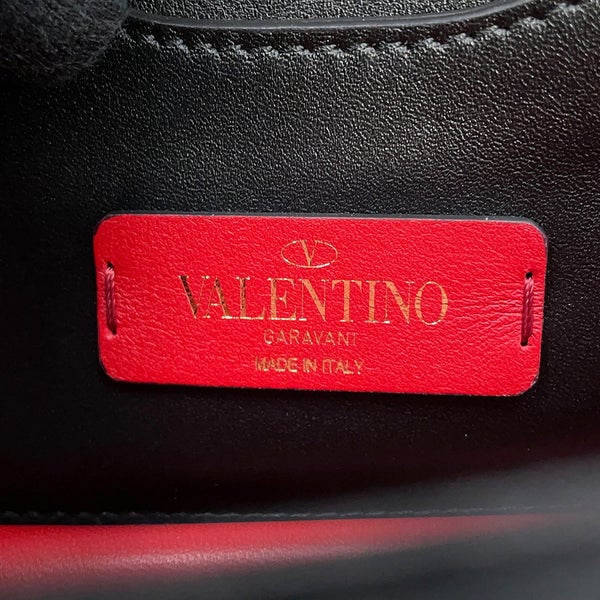 ヴァレンティノ・ガラヴァーニ ボディバッグ VLTNロゴ QW0B0C76DQM VALENTINO ベルトバッグ 黒