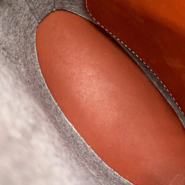 デルヴォー ハンドバッグ Pin パン ミニ フェルト レザー Delvaux デルボー