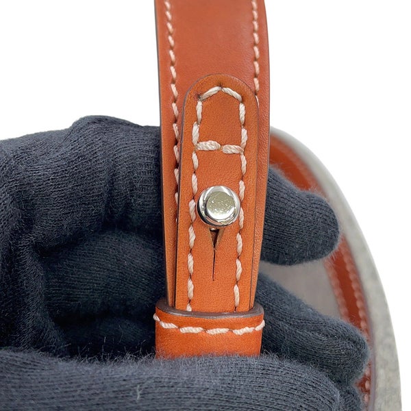 デルヴォー ハンドバッグ Pin パン ミニ フェルト レザー Delvaux デルボー