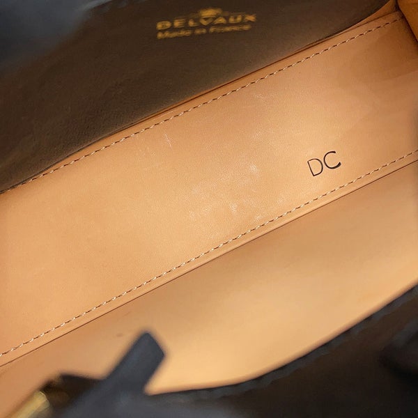 デルヴォ― ハンドバッグ タンペート クラッシュ スモール AA0646BQS099ZDO Delvaux 2way 黒 デルボー アウトレット品