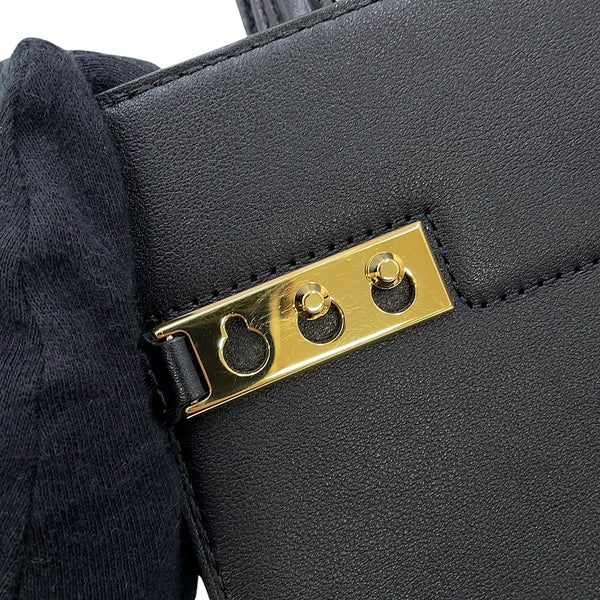 デルヴォ― ハンドバッグ タンペート クラッシュ スモール AA0646BQS099ZDO Delvaux 2way 黒 デルボー アウトレット品