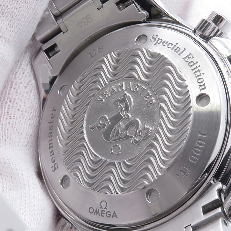 オメガ シーマスター300 クロノグラフ USスペシャルエディション 2589.30 OMEGA 腕時計 シルバー文字盤