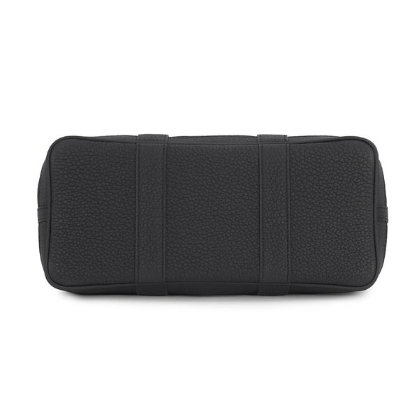 エルメス トートバッグ ガーデンパーティTPM ブラック/シルバー金具 トワルシェブロン/ネゴンダ C刻印 黒