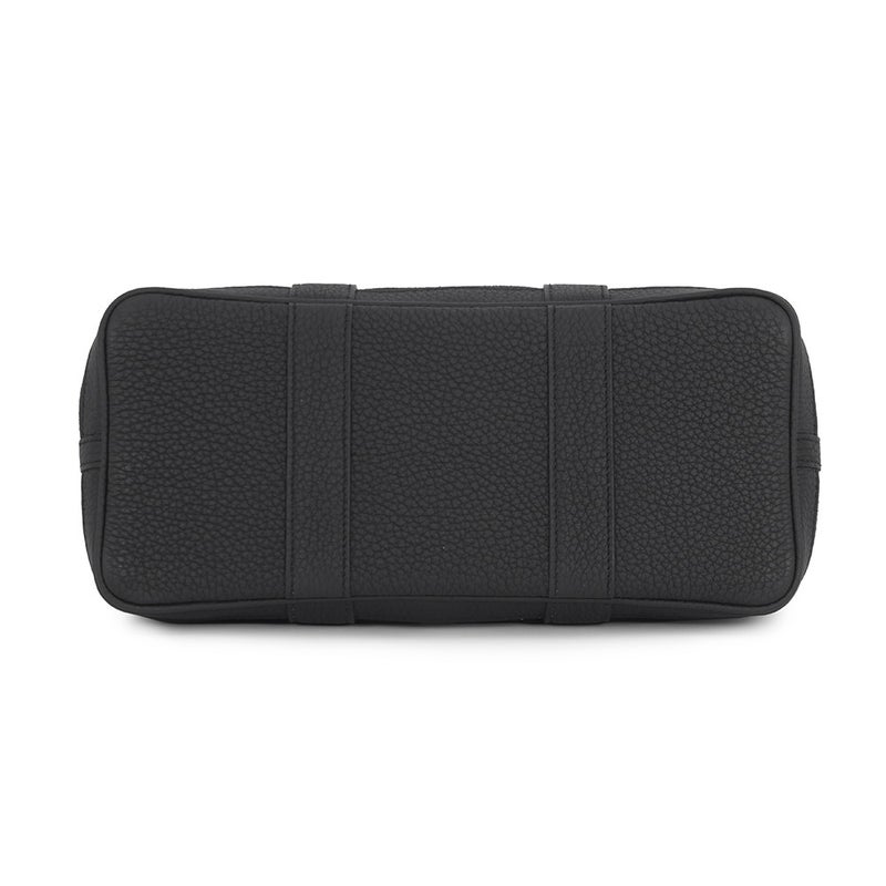 エルメス トートバッグ ガーデンパーティTPM ブラック/シルバー金具 トワルシェブロン/ネゴンダ C刻印 黒