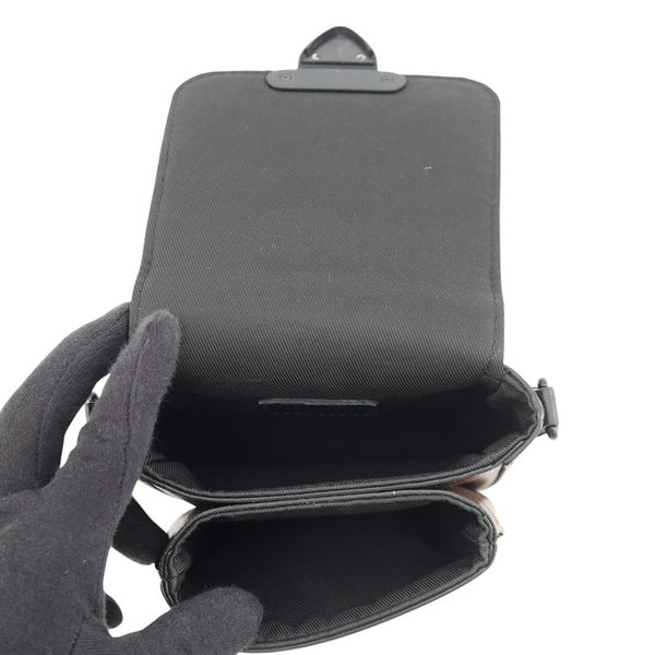 ルイヴィトン ショルダーバッグ モノグラム マカサー Sロック ヴェルティカル ウエアラブル ウォレット M81522 ミニ バッグ 黒