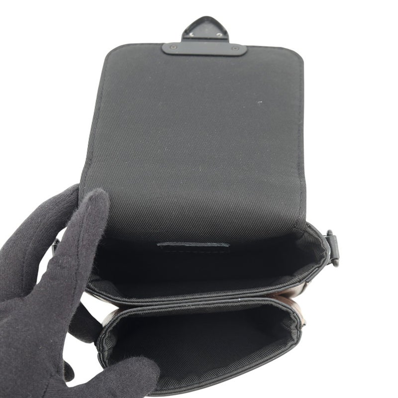 ルイヴィトン ショルダーバッグ モノグラム マカサー Sロック ヴェルティカル ウエアラブル ウォレット M81522 ミニ バッグ 黒