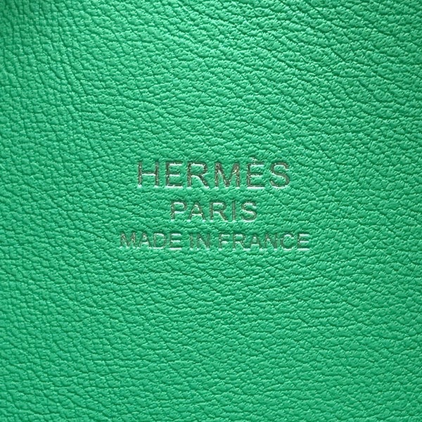 エルメス ボリード1923 25 サングルウーリー ヴェールコミック/ヴェールフィズ/シルバー金具 エプソン B刻印 2wayショルダー