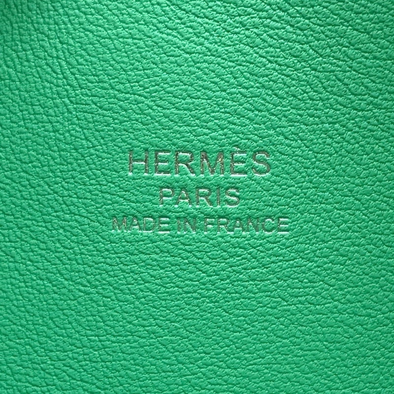 エルメス ボリード1923 25 サングルウーリー ヴェールコミック/ヴェールフィズ/シルバー金具 エプソン B刻印 2wayショルダー