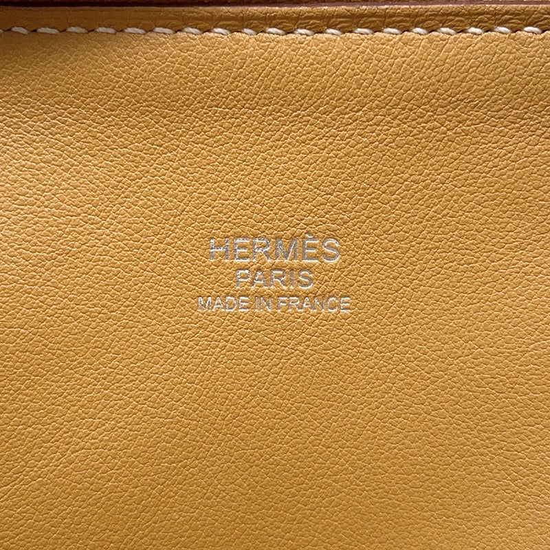 エルメス ハンドバッグ ボリード リラックス 35 カリーュ/シルバー金具 ヴォーシッキム T刻印