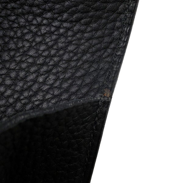 エルメス ビジネスバッグ サックアデペッシュ38 ブラック/ゴールド金具 トゴ B刻印 黒 メンズ