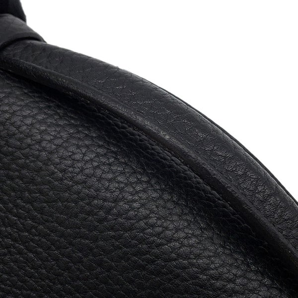 エルメス ビジネスバッグ サックアデペッシュ38 ブラック/ゴールド金具 トゴ B刻印 黒 メンズ