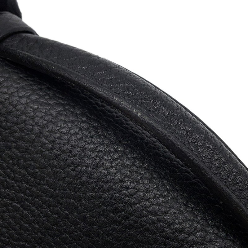 エルメス ビジネスバッグ サックアデペッシュ38 ブラック/ゴールド金具 トゴ B刻印 黒 メンズ
