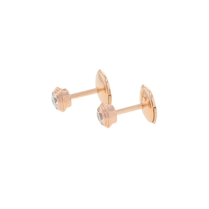 カルティエ ピアス カルティエ ダムール イヤリング ミディアムモデル ダイヤモンド 2P 計0.26ct K18PGピンクゴールド B8041500