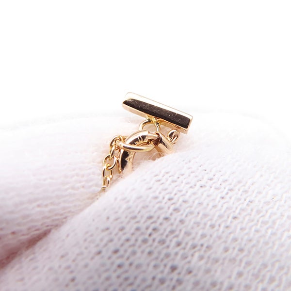 ティファニー ネックレス Tスマイル ペンダント ラージ ダイヤモンド 計約0.19ct K18PGピンクゴールド 60011654 Tiffany&Co.