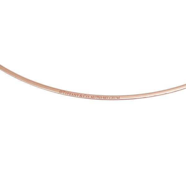 ティファニー ネックレス Tスマイル ペンダント ラージ ダイヤモンド 計約0.19ct K18PGピンクゴールド 60011654 Tiffany&Co.