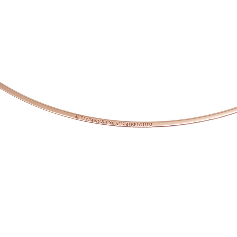 ティファニー ネックレス Tスマイル ペンダント ラージ ダイヤモンド 計約0.19ct K18PGピンクゴールド 60011654 Tiffany&Co.
