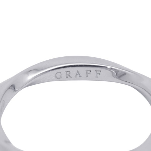 グラフ リング スパイラル バンド K18WGホワイトゴールド サイズ約8号 RGR600 GRAFF 指輪 ジュエリー