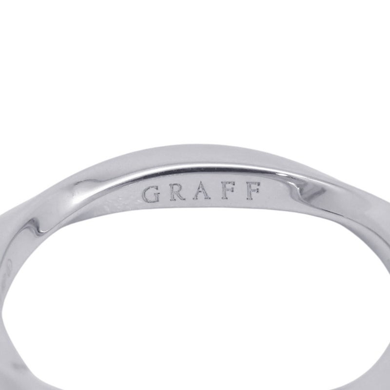 グラフ リング スパイラル バンド K18WGホワイトゴールド サイズ約8号 RGR600 GRAFF 指輪 ジュエリー