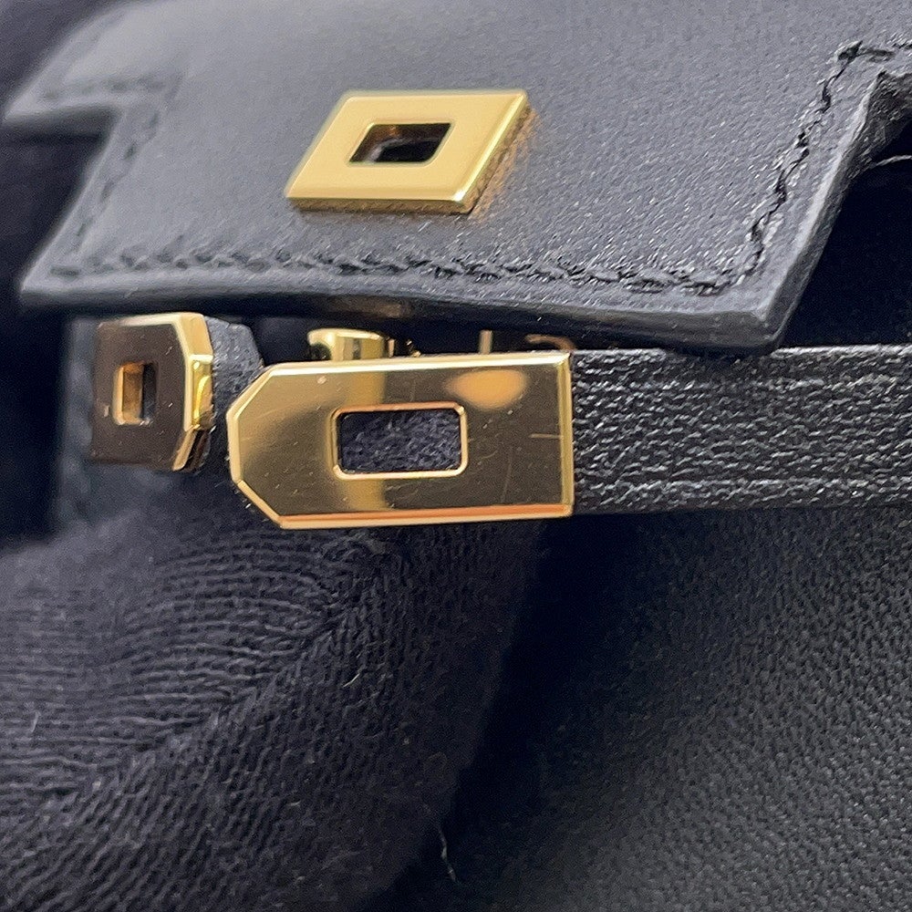 エルメス バッグチャーム ケリートゥイリー ブラック/ゴールド金具