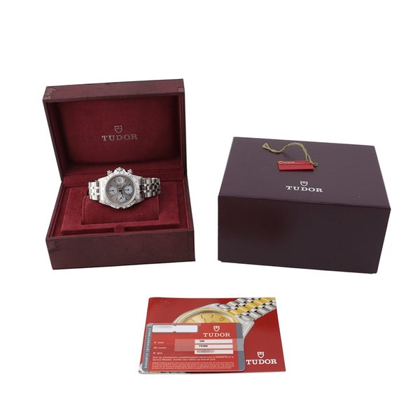 チュードル プリンスデイト クロノタイム 79280 TUDOR 腕時計 シルバー文字盤