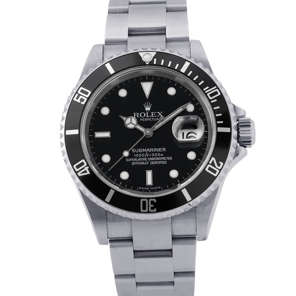 ロレックス サブマリーナ デイト Z番 16610 40mm ROLEX 腕時計 黒文字
