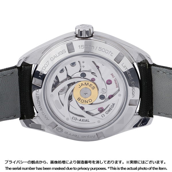 オメガ シーマスター アクアテラ  300m ダイバー ジェームズ・ボンド 007 231.10.42.21.03.005 限定15007本 腕時計 黒文字盤