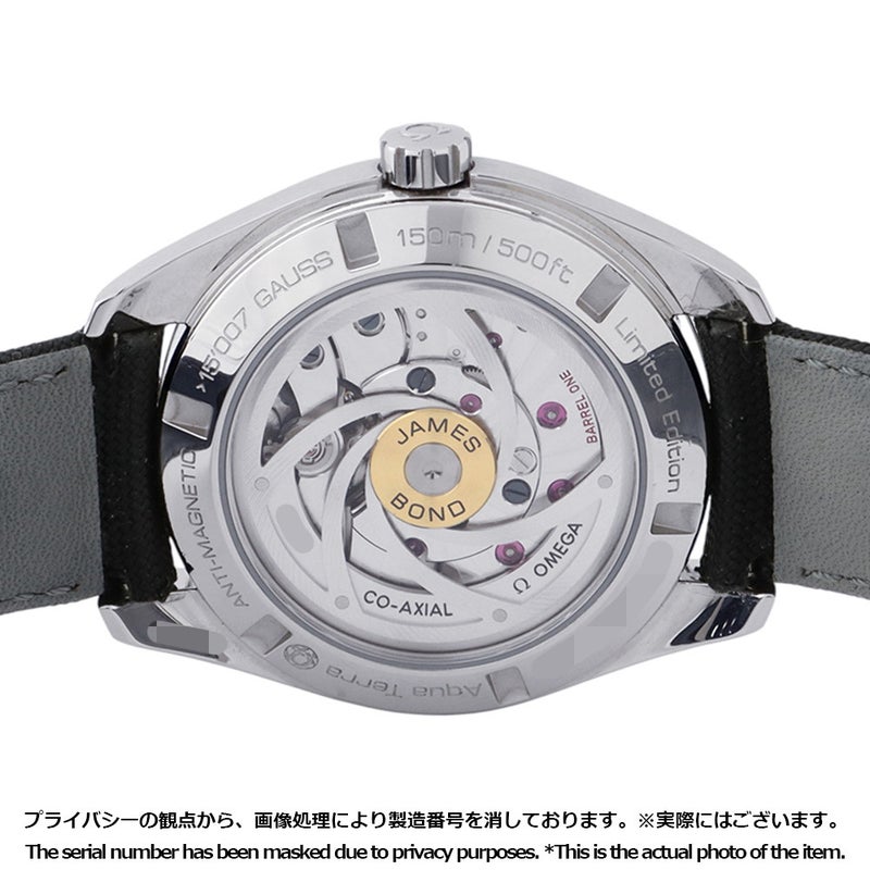 オメガ シーマスター アクアテラ  300m ダイバー ジェームズ・ボンド 007 231.10.42.21.03.005 限定15007本 腕時計 黒文字盤
