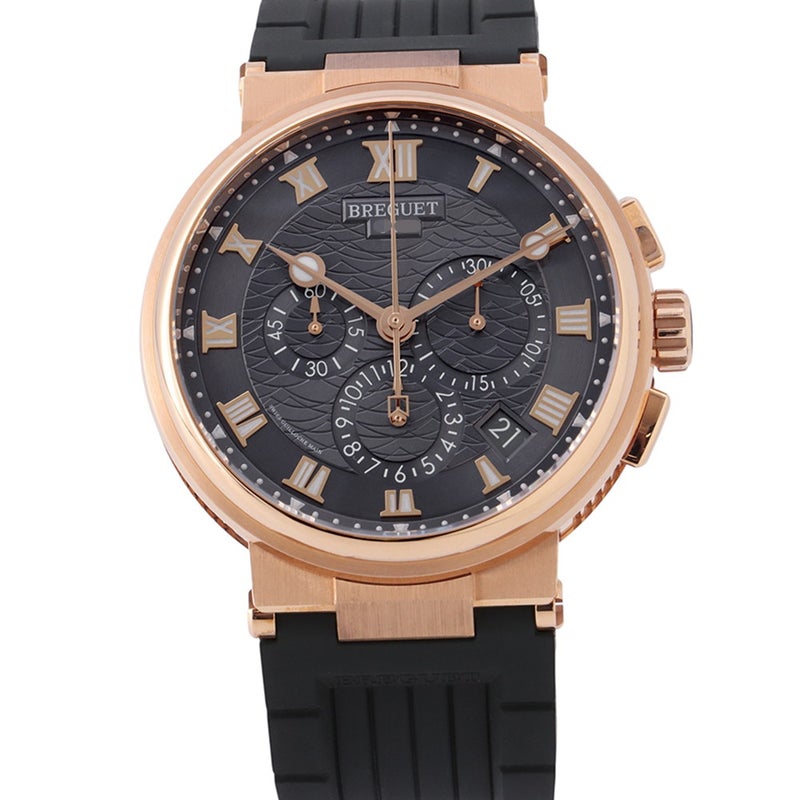 ブレゲ マリーン クロノグラフ 5527 5527BR/G3/5WV BREGUET 腕時計 ウォッチ グレー文字盤