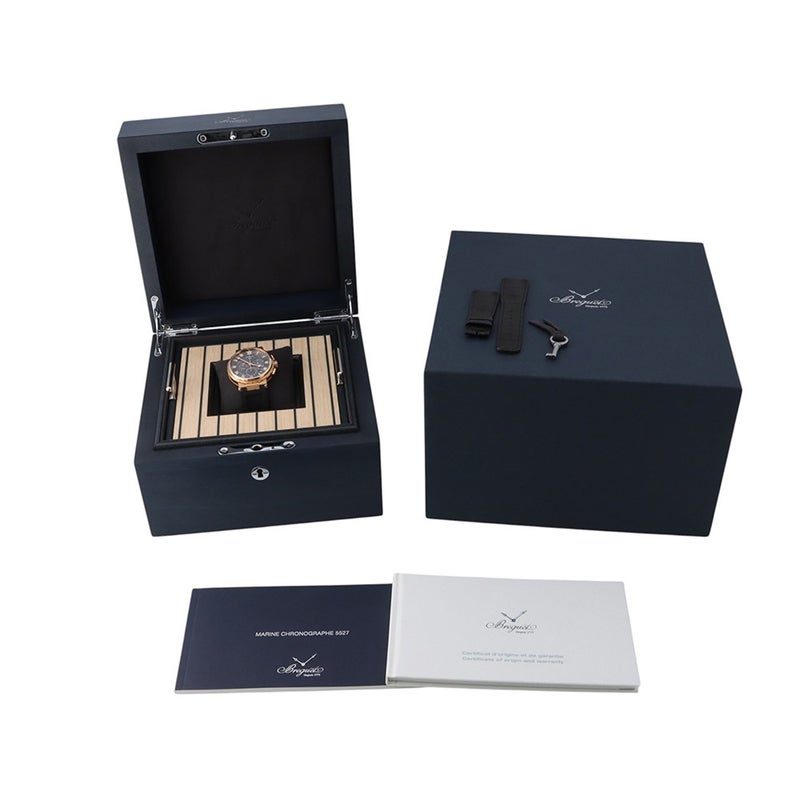 ブレゲ マリーン クロノグラフ 5527 5527BR/G3/5WV BREGUET 腕時計 ウォッチ グレー文字盤