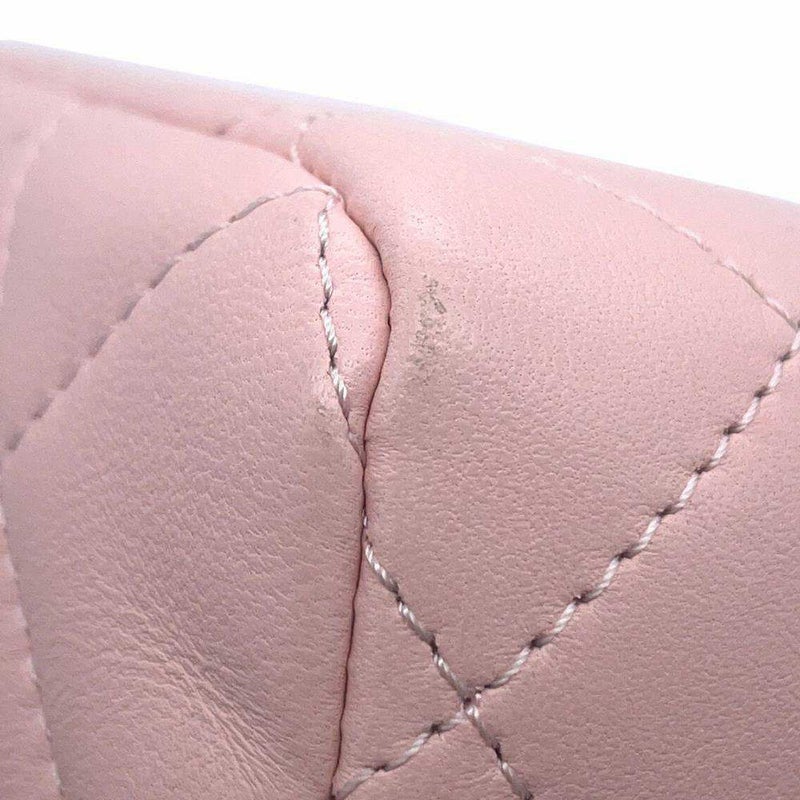 シャネル チェーンショルダーバッグ トップハンドル ミニ フラップ マトラッセ ココマーク ラムスキン AS4847 CHANEL