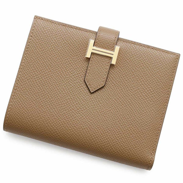 エルメス 二つ折り財布 ベアンコンパクト アルザン/ゴールド金具 エプソン W刻印 HERMES 財布