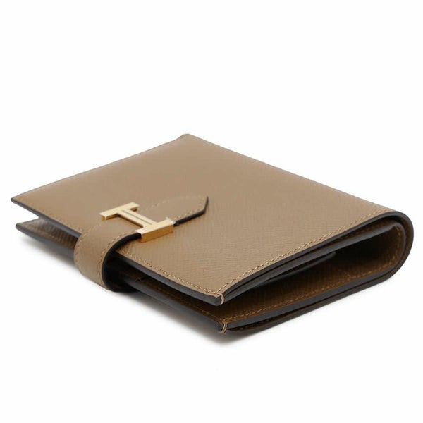 エルメス 二つ折り財布 ベアンコンパクト アルザン/ゴールド金具 エプソン W刻印 HERMES 財布