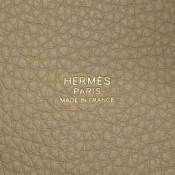 エルメス ハンドバッグ ピコタンロックPM ベージュマルファ/ゴールド金具 トリヨンクレマンス W刻印