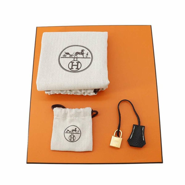 エルメス バーキン25 クレ/ブラック/マットゴールド金具 トゴ W刻印 HERMES Birkin ハンドバッグ SPO