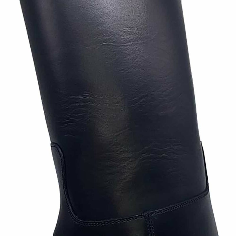 エルメス ブーツ ジャンピング レザー レディースサイズ36 HERMES ショートブーツ 黒